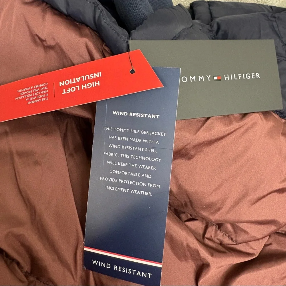 Tommy Hilfiger Wind and Wind Water Resistant Puffer Coat Size XL - Picture 10 of 10